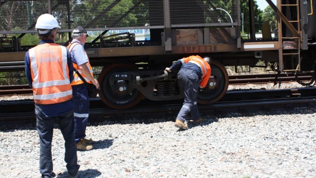 The Indian Pacific has partially derailed in Perth. 