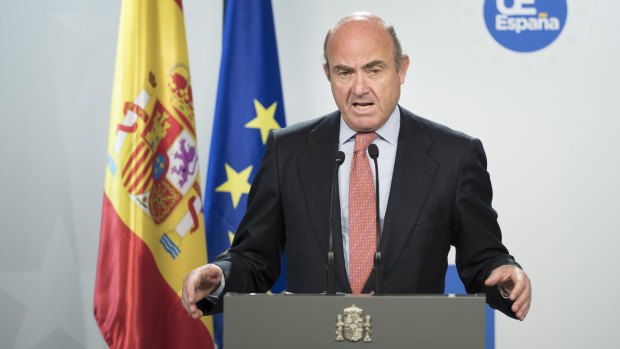 Spain's opposition Socialists have said they will demand Economy Minister Luis de Guindos (pictured) explain the reasons for the government's nomination.