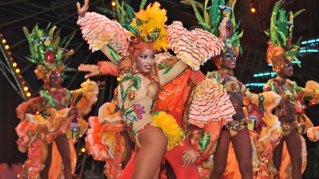 Dancers performing at the Tropicana in Havana.