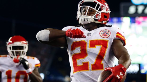 Breakout: Rookie Kareem Hunt's first NFL game was one to remember.