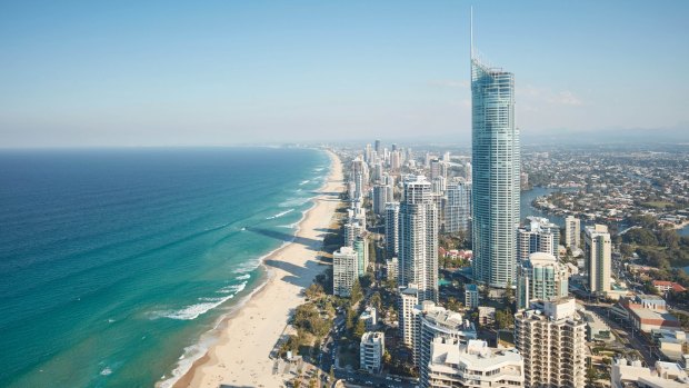 Surfers Paradise. Victorians normally make up about 25 to 30 per cent of domestic tourists in Queensland.