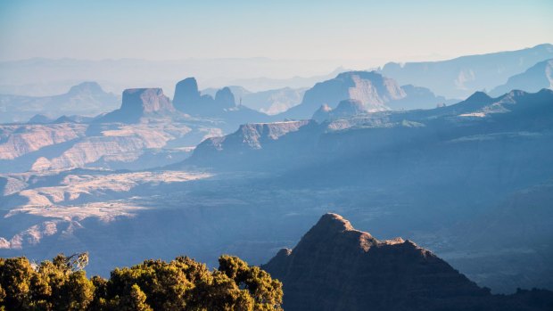 Simien Mountains National Park, UNESCO World Heritage Site, Amhara region, Ethiopia.