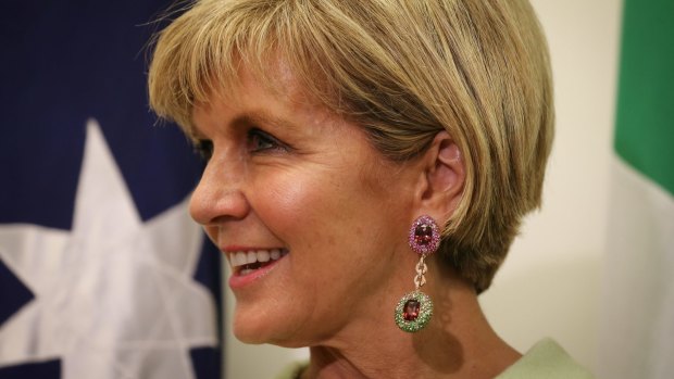 Julie Bishop: "Not one person in the party has raised with me any suggestion that there would be a change of leader."