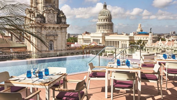 Gran Hotel Manzana Kempinski sits in a prime location in Old Havana.