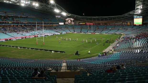 Familiar sight: a sparsely-populated ANZ Stadium.