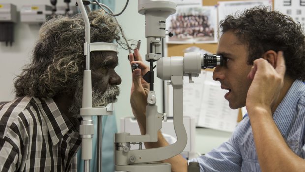 Dr Kris Rallah-Bake will soon become Australia's first fully qualified indigenous ophthalmologist.