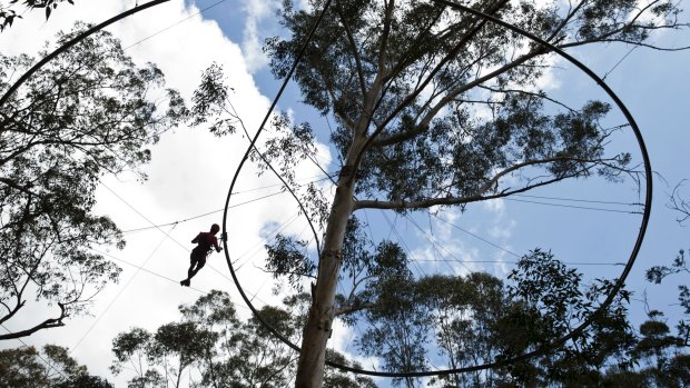 At one-kilometre long and 18-metres high, this is the world's longest roller-coaster zipline.