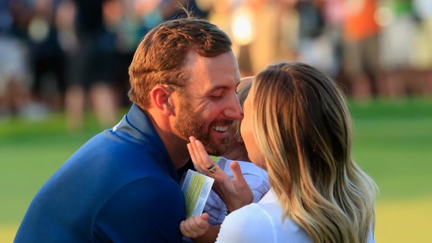 Won't compete: US Open champion Dustin Johnson has withdrawn from the Rio Olympics because of Zika fears for his wife.
