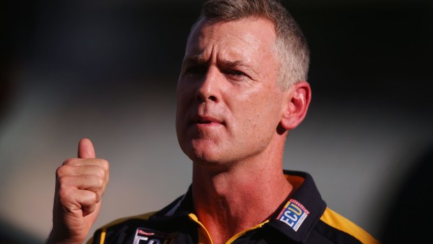 Adam Simpson is reluctant to rush players back after his side scored easily against Brisbane.