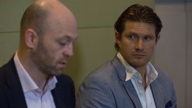 Pay day: Shane Watson's bank balance will have been boosted after receiving his share of a $58.5 million adjustment ledger payout from Cricket Australia. 