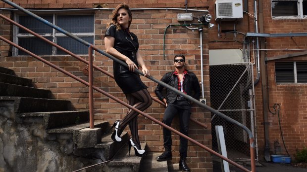 Squabbalogic independent music theatre member Emily Hart plays Sandy and Brendan Xavier plays Danny in <i>The Original Grease</i>, on at the Seymour Centre from April 6 to May 7. 