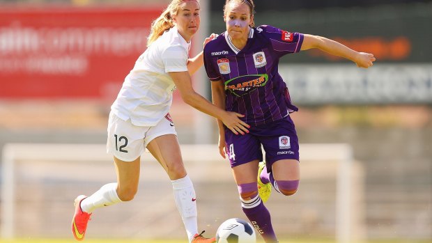 Perth Glory's Bronwyn Studman will take on her former teammates on Sunday in the W-League grand final.