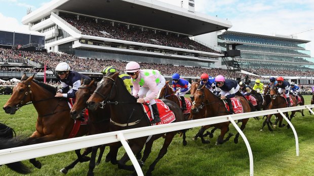 Melbourne Cup Day at Flemington.