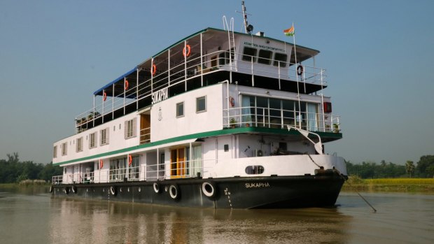 MV Varuna on the River Ganges.