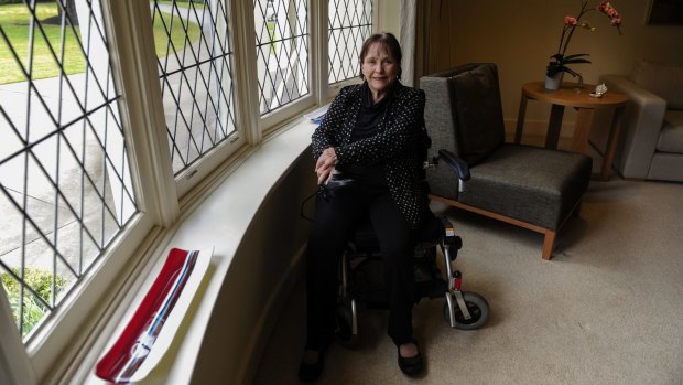 Pamela Harvey, of Red Hill, was diagnosed with Motor Neurone Disease in September last year.