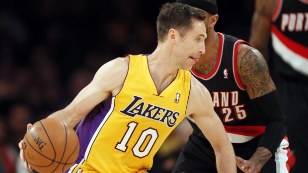 Back injury: Lakers guard Steve Nash is unlikely to play again.