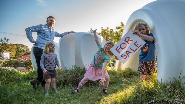 Two of Simon McGrath's children were born in the years since the tap has sat in his front lawn.