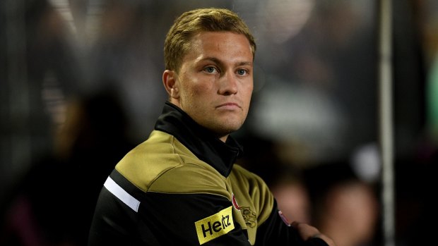 Out of action: Matt Moylan has missed Penrith's last month of the season - including the club's finals campaign - because of injury.