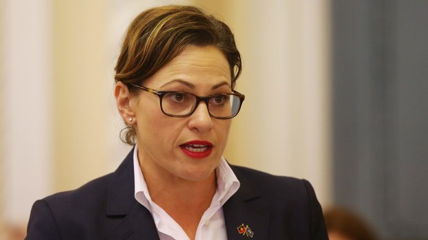 Acting Premier Jackie Trad says Queensland's falling unemployment rate was a "big tick" for the Palaszczuk government.