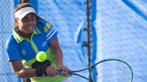 Annerly Poulos will play for Australia at the WTA Future Stars event in Singapore.