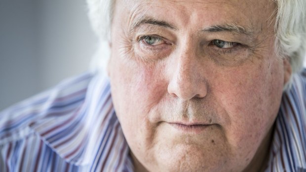 Clive Palmer says 40 people are working at the Queensland Nickel refinery.