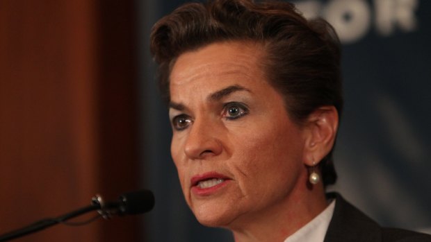 The United Nation's top official on climate change, Christiana Figueres.
