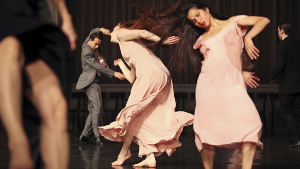 Tanztheater Wuppertal Pina Bausch perform <i>Kontakthof</i> at the Brooklyn Academy of Music in 2014.