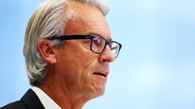 David Gallop didn't budge from the "fundamentals" of the FFA's banning policy.