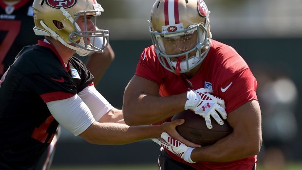 Looking to grab his chance: San Francisco's Jarryd Hayne.