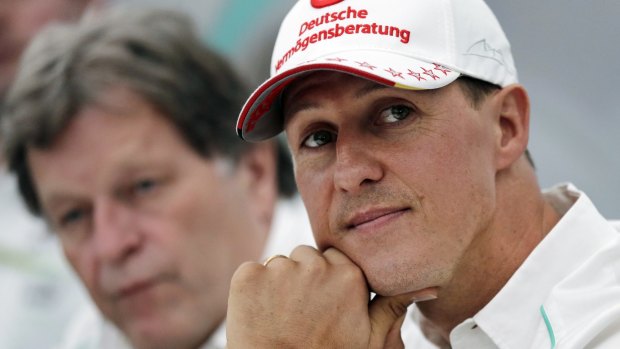 Former Formula One driver Michael Schumacher.
