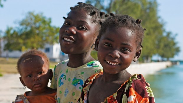 Children at Ibo Island.