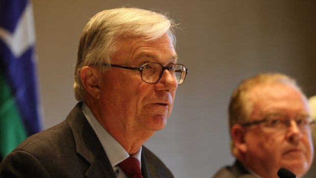 Justice Peter McClellan, chair of the child abuse royal commission, delivered the final report to government on Friday.