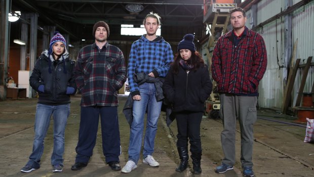 The participants on SBS's new doco series Filthy Rich and Homeless.