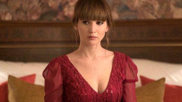 In this image released by Twentieth Century Fox, Jennifer Lawrence appears in a scene from "Red Sparrow." (Murray Close/Twentieth Century Fox via AP)