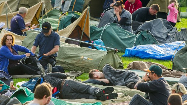 Camp Gallipoli at Melbourne Showgrounds last year.