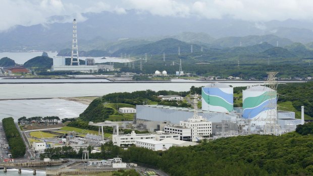 The Sendai nuclear power plant complex in Sendai, Kagoshima Prefecture, southern Japan. 