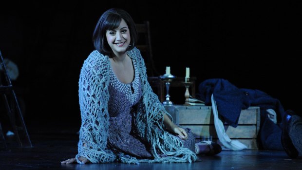 Natalie Aroyan (Mimi) in Opera Australia's La Boh??me.
Photo credit Branco Gaica.