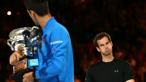 Novak Djokovic looked beaten physically but pulled through at the expense of Andy Murray.