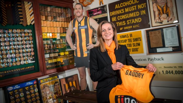 Tracey Gaudry has been sacked from her job as Hawthorn CEO.
