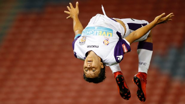 Flipping fantastic: Sam Kerr has made waves this year on both the domestic and world stages.