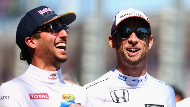 Bright future: Daniel Ricciardo (left) sees positive things ahead for Red Bull.