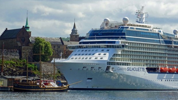 Celebrity Silhouette gets passengers close to the action in Oslo.
