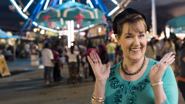 Sugar rush: Kerry Vincent at Oklahoma's annual Tulsa State Fair, where her Sugar Art Show is a star attraction. 