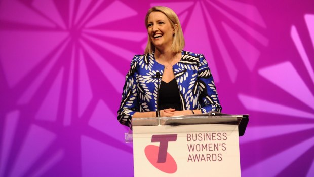 Drone developer Catherine Ball was named Telstra Businesswoman of the Year for 2015.
