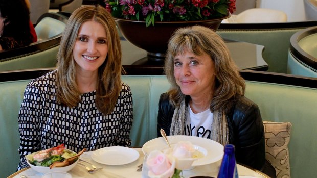Date with Kate, Suzi Quatro with Kate Waterhouse at the Lanham Hotel Bistro at Millers Point.