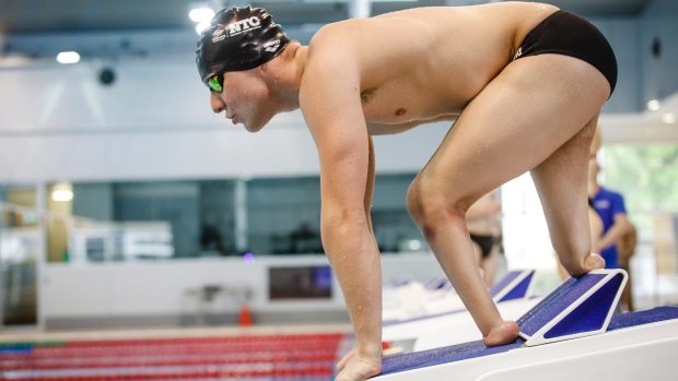 Para swimmer Jesse Aungles will be competing in the individual medley at the Commonwealth Games. 