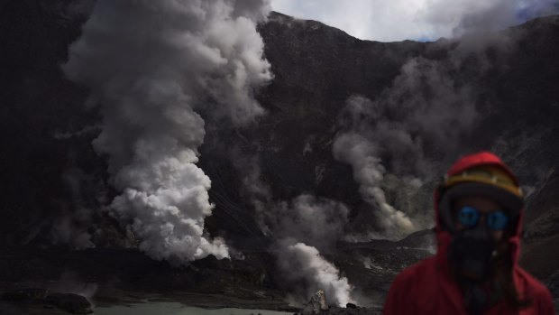 Nick Moir says photographing volcanoes provides an "adrenaline fix".