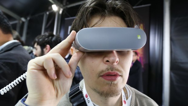 LG's 360 VR goggles.