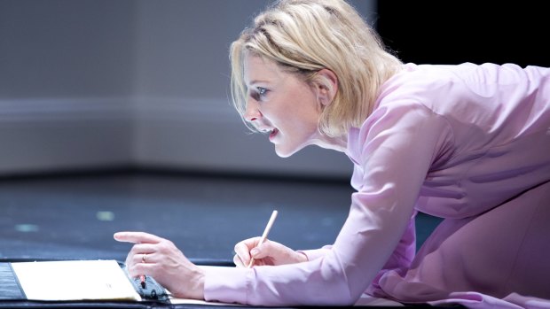 Cate Blanchett in Sydney Theatre Company's  production of Gross und Klein.