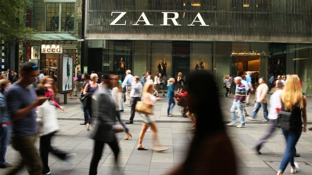 When Zara's first store opened in Sydney's Pitt Street Mall in 2011, security staff were needed to control the queues.